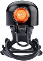 CONTEC fietsbel "diamond bing" ct mini bell diamond bing, black/orange, uni