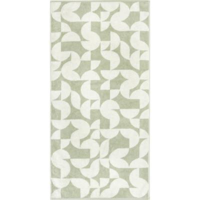 Cawö Cawo Studio gemustert 6251 Handdoek 50x100 wasabi