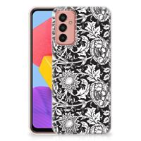 Samsung Galaxy M13 | M23 | TPU Case | Black Flowers