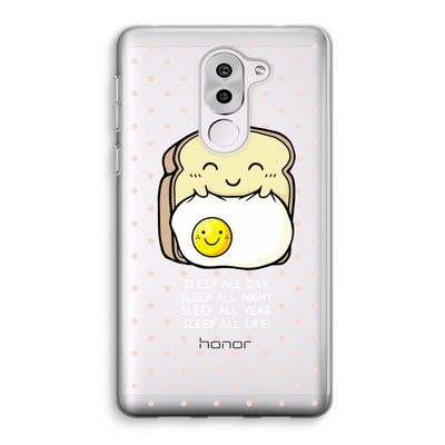 Sleep All Day: Honor 6X Transparant Hoesje