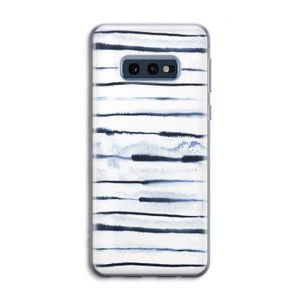 Ink Stripes: Samsung Galaxy S10e Transparant Hoesje