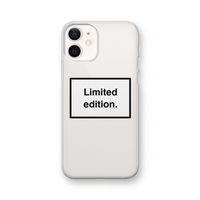 Limited edition: iPhone 12 Transparant Hoesje