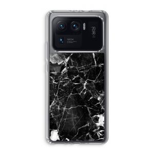 Zwart Marmer 2: Xiaomi Mi 11 Ultra Transparant Hoesje