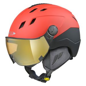 CP Corao+ skihelm rood met meekleurend vizier (4 Keuzes) - zeer veilig