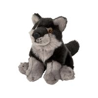 Pluche kleine wolf knuffel van 16 cm