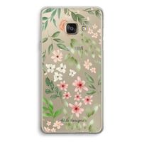 Botanical sweet flower heaven: Samsung Galaxy A3 (2016) Transparant Hoesje