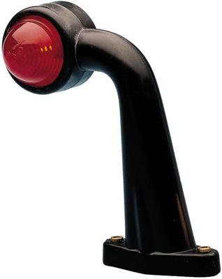 HELLA Clearance light white/red uni rubber arm