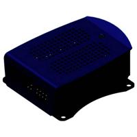 Fischer Elektronik SBC-behuizing Geschikt voor serie: Raspberry Pi® Met bevestigingslasplaat Blauw, Zwart (geëloxeerd)