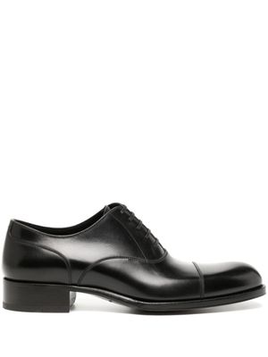 TOM FORD chaussures en cuir Elkan à lacets - Noir