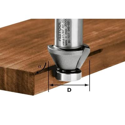 Festool HW 45°-OFK 500 Freesbit Fasefrees 45° 27,0mm - 490090
