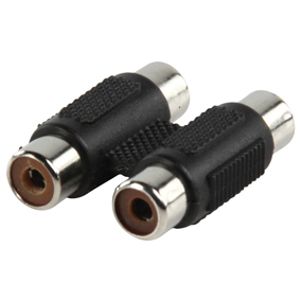 Valueline AC-027 kabeladapter/verloopstukje RCA Zwart