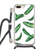 Lange bladeren: iPhone 7 PLUS Transparant Hoesje met koord