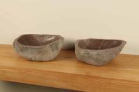 Wastafels riviersteen set RM070305AB, 41x35x15 cm
