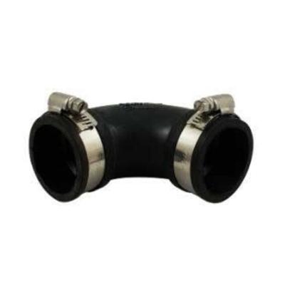 Air Aqua Flexibele Rubber Bocht 90°, 40mm - Eenvoudige Installatie, Weer- en Drukbestendig