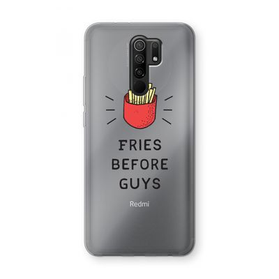 Fries before guys: Xiaomi Redmi 9 Transparant Hoesje
