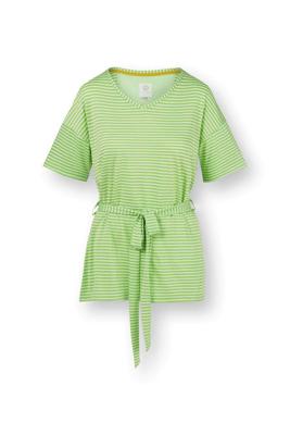 Pip Studio Tonya Top Korte Mouw Little Sumo Stripe Groen S