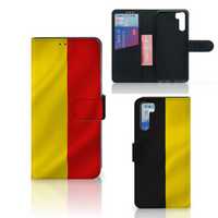 OPPO A91 | Reno3 Bookstyle Case Belgische Vlag - thumbnail