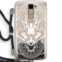 Oh Deer: LG K10 (2016) Transparant Hoesje met koord