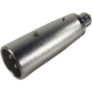 Paccs Audio Adapter [1x XLR-stekker - 1x Cinch-stekker] Zilver