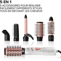 Spazzola Soffiatore - Bellissima - My Pro GH18 1100 - Professionale con Punte in Ceramica - Sistema Dry&Style 5 in 1