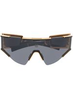 Balmain Eyewear lunettes de soleil à monture oversize - Or