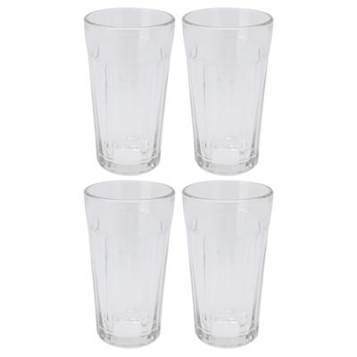 Excellent Houseware longdrinkglazen - 4x - 350 ml - sap/water/mix/drinkglazen