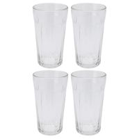 Excellent Houseware longdrinkglazen - 4x - 350 ml - sap/water/mix/drinkglazen