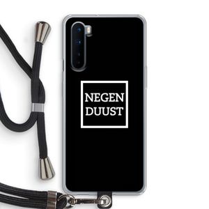 Negenduust black: OnePlus Nord Transparant Hoesje met koord