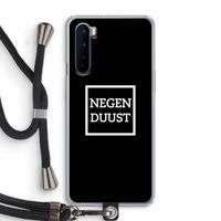 Negenduust black: OnePlus Nord Transparant Hoesje met koord