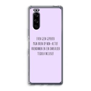 Tequila: Sony Xperia 5 Transparant Hoesje