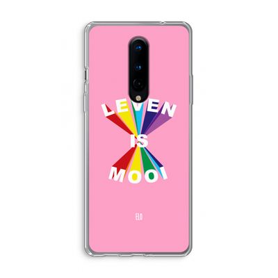 Het Leven Is Mooi: OnePlus 8 Transparant Hoesje
