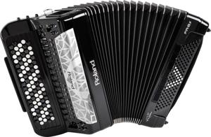 Roland FR-8xb Knopaccordeon 120 knoppen 92 knoppen 50 W Zwart