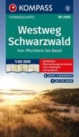 Wandelkaart 2505 Westweg Schwarzwald | Kompass