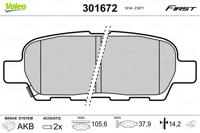 Valeo Remblokset 301672