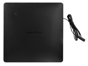 Superfish Qubiq 30 Lichtkap & Trafo Zwart - Duurzame LED Aquariumverlichting