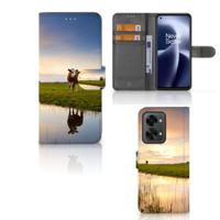 OnePlus Nord 2T | Telefoonhoesje | Met pasjeshouder | Koe OnePlus Nord 2T | Telefoonhoesje | Met pasjeshouder | Koe