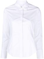 DONDUP chemise en coton stretch à col pointu - Blanc