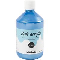 A-color Acrylverf metallic, metallic, blauw, 500 ml/ 1 fles