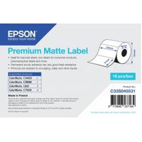 Epson Premium Matte Label - Die-cut Roll: 102mm x 51mm, 650 labels - thumbnail