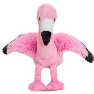 Flamingos knuffel kruik geboorteknuffel 18 cm