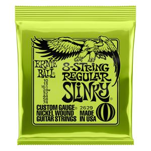 Ernie Ball 2629 8-String Regular Slinky 10-74 snarenset voor 8-snarige elektrische gitaar