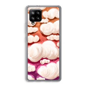 Katoen Wolken: Samsung Galaxy A42 5G Transparant Hoesje