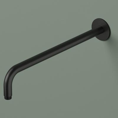 Hotbath Wandarm Ace 42 cm Geborsteld Zwart PVD