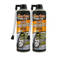 Bandenreparatie spray - 2x - auto/scooter - 500 ml - bandenreparatieset - thumbnail