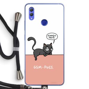 GSM poes: Honor Note 10 Transparant Hoesje met koord