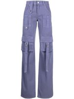 Blumarine jean droit à poches cargo - Violet - thumbnail