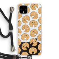 Croissant: Pixel 4 XL Transparant Hoesje met koord