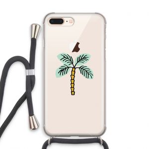 Palmboom: iPhone 7 PLUS Transparant Hoesje met koord
