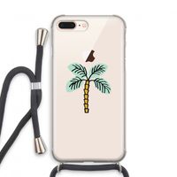 Palmboom: iPhone 7 PLUS Transparant Hoesje met koord