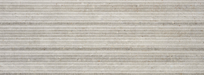 Wandtegel Glamstone light Grey relieve 33,3x90 rett